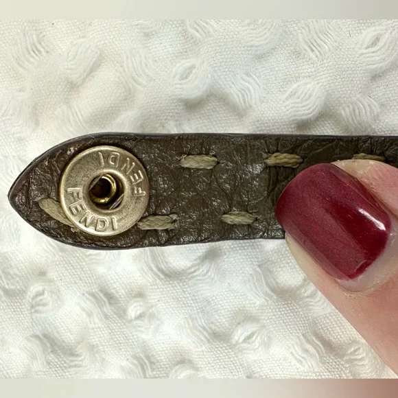 ❌SOLD 🤎Fendi Leather Horse Wrap Bracelet - Picture 4 of 8